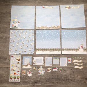 Carol Wilson Fine Arts Snow Days Snowmen Scrapbooking Kit
